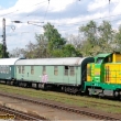 Pracovn� vlak v Chr�stu